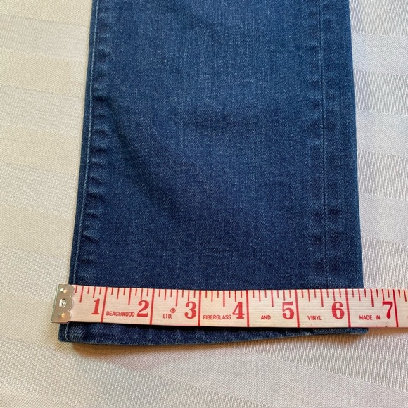 Pilcro and the Letterpress Slim Straight Jeans Stretch Blue Denim Sz 26 - Picture 7 of 16